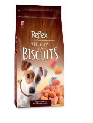 Reflex Mix Renk Kalp Köpek Ödül Bisküit 350 Gr