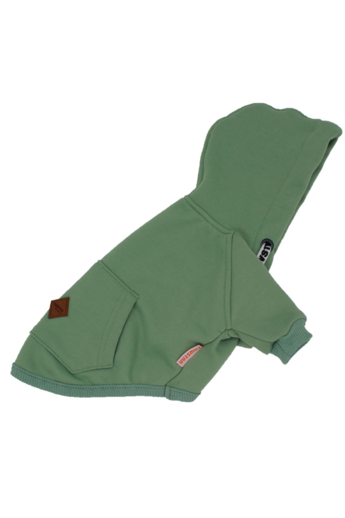 Çağla Yeşil Kanguru Cepli Kedi-köpek Hoodie- Sweatshirt Kedi Köpek Kıyafeti