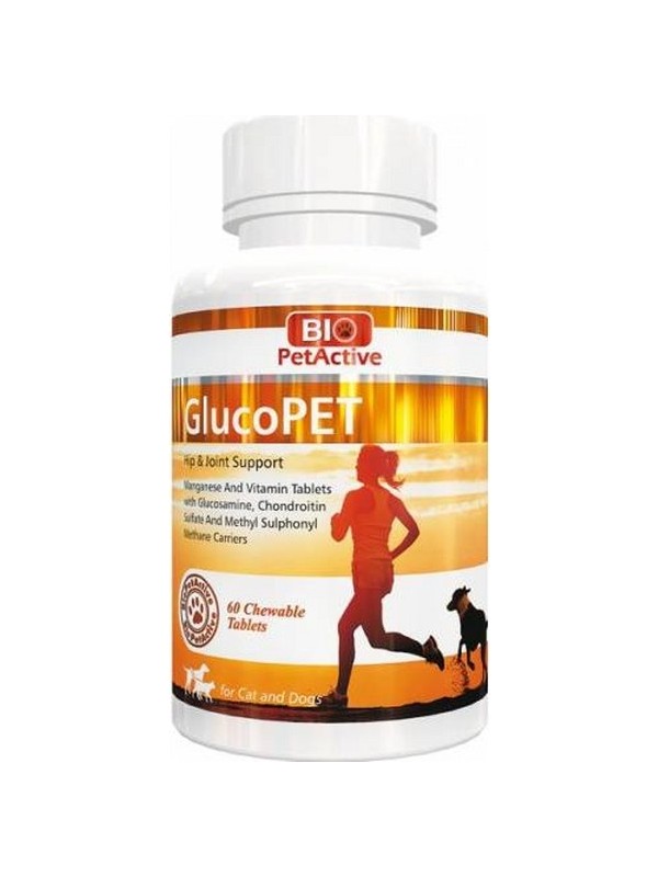 Bio Pet Active Bio Petactive Glucopet Kedi ve Köpekler Için Eklem Güçlendirici 60 Tablet