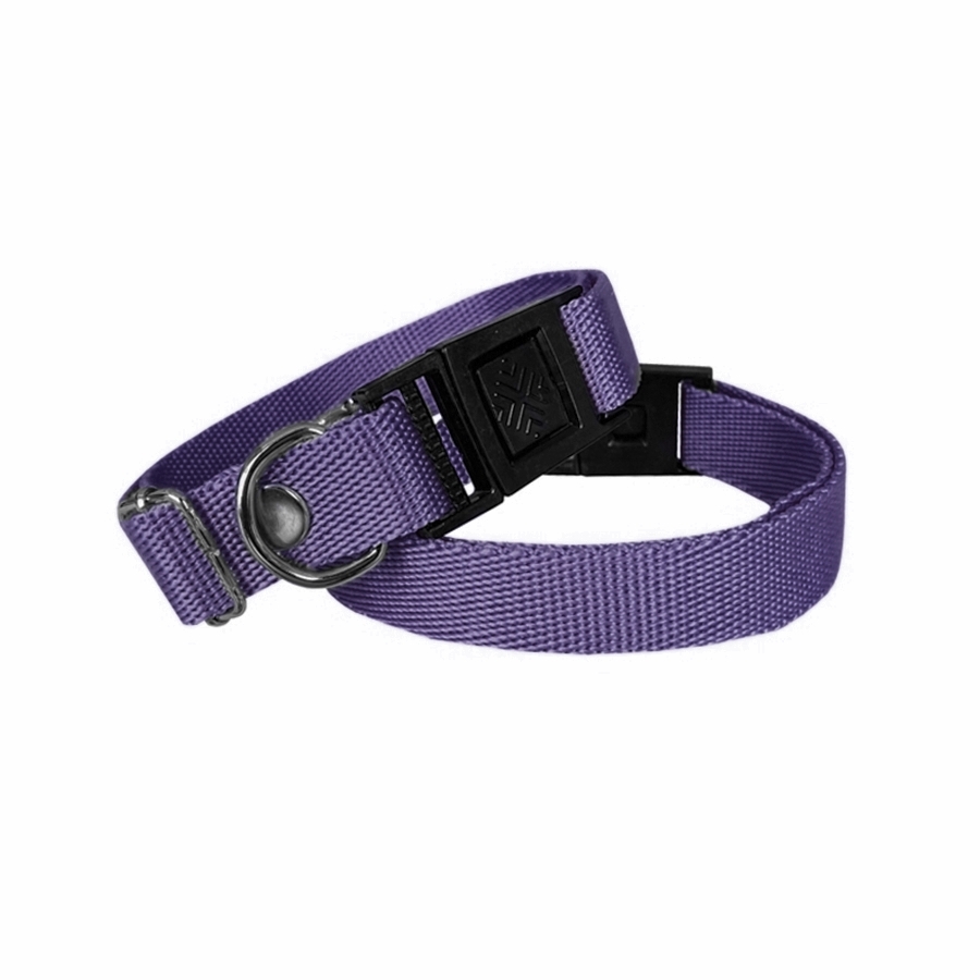 Markapet Köpek Tasması Dokuma 2 cm - Min: 30 cm - Max: 50 cm Mor