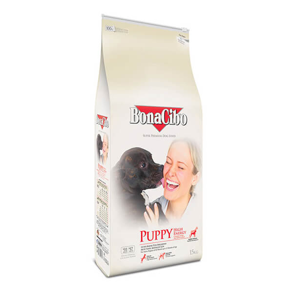 BonaCibo Puppy HE Yüksek Enerjili Yavru Köpek Maması 15 Kg