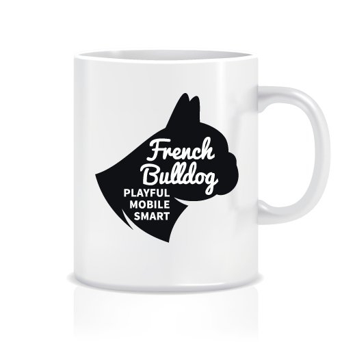French Bulldog Silüet Tasarım Kupa