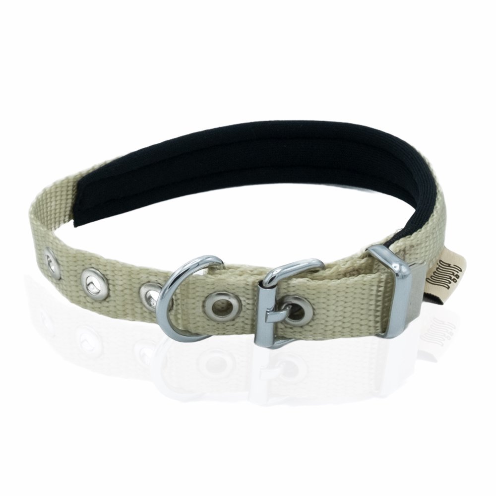 Doggie Softlu Köpek Boyun Tasması 2 cm 30-36-40 cm Haki