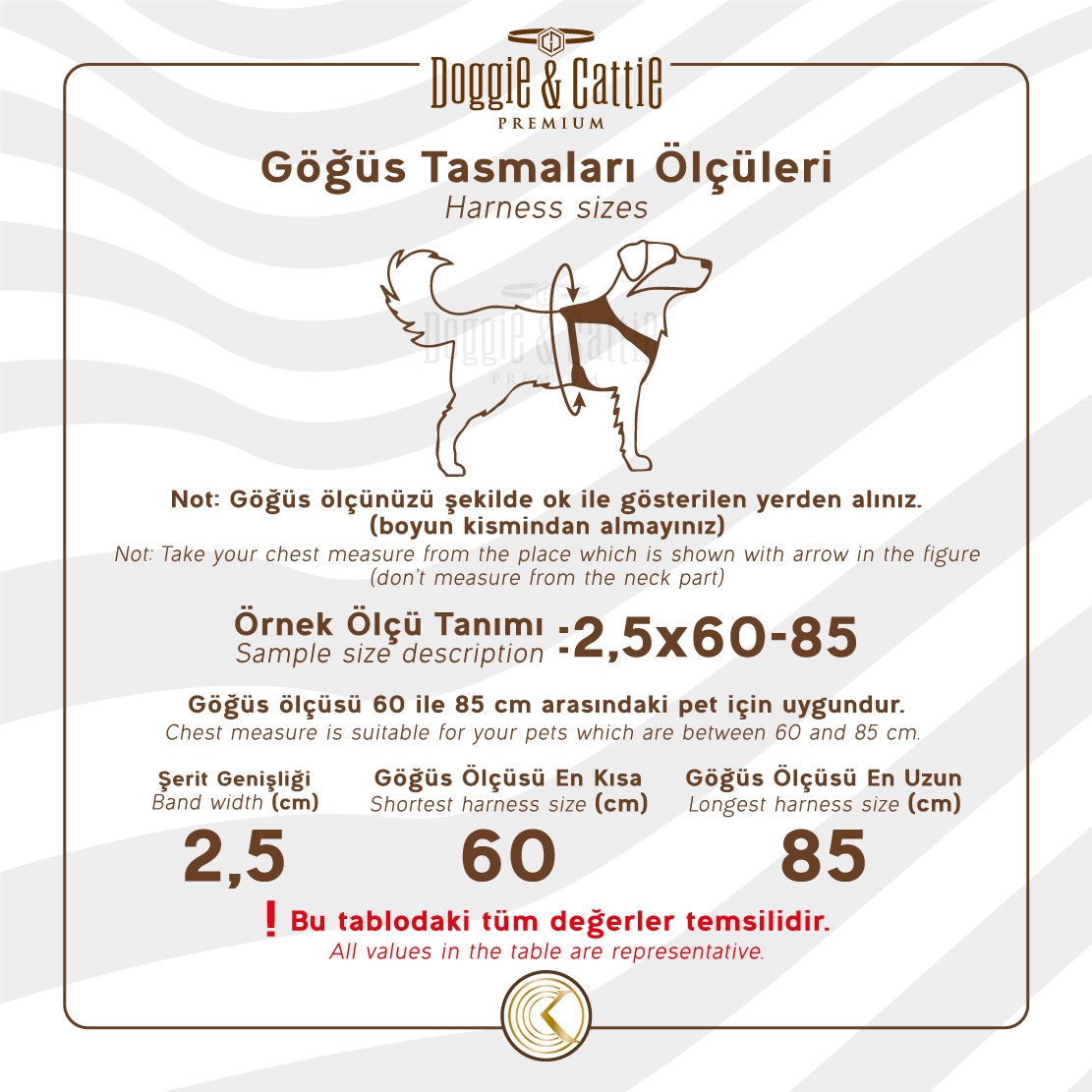 Doggie Comfort Ronin Köpek Bel Tasması 3cm-75 x 85 cm 3X-Large Kırmızı