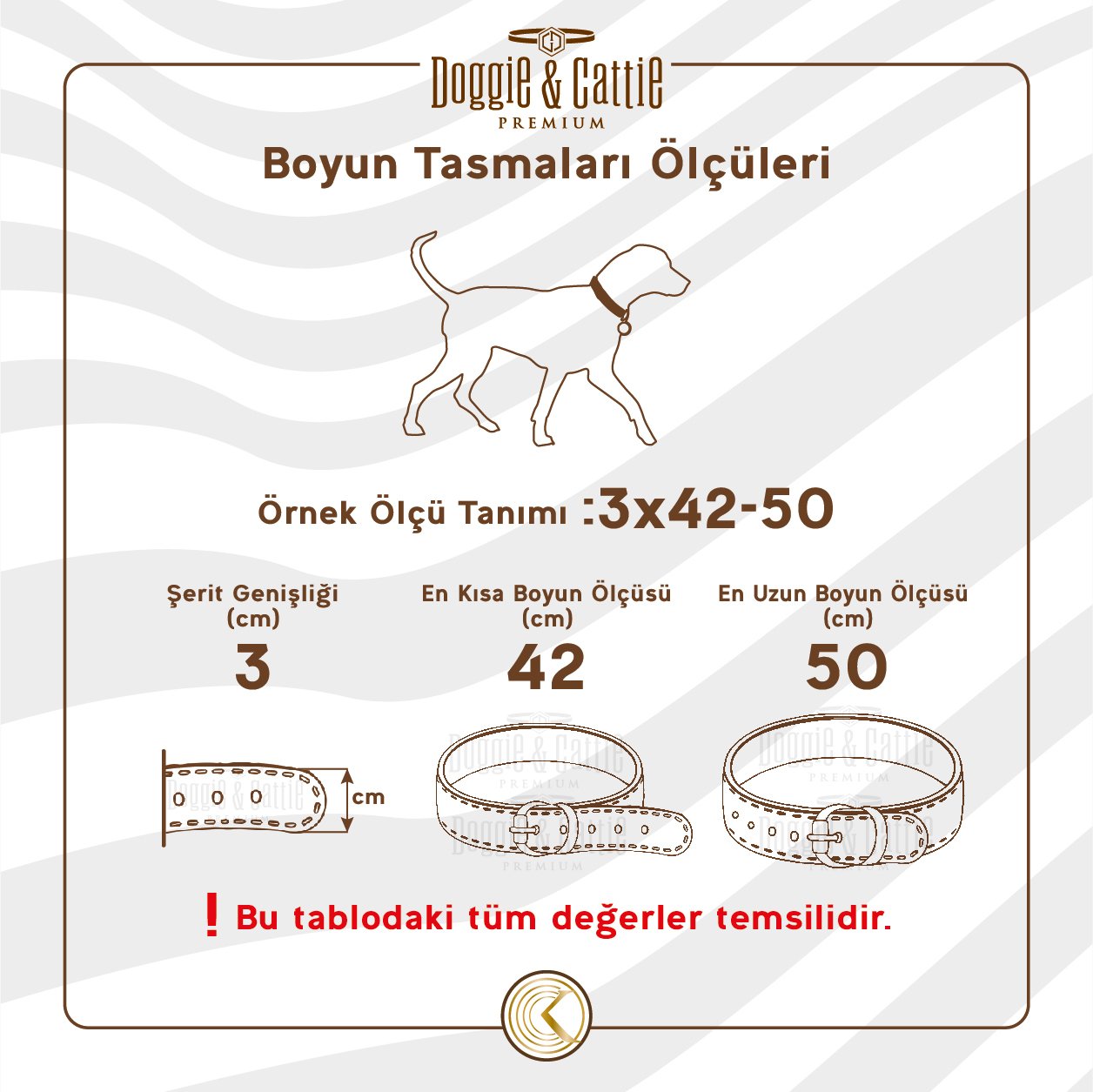 Cattie Ayarlanabilir Elastik Kedi Boyun Tasması 1 cm x 30 cm Kırmızı
