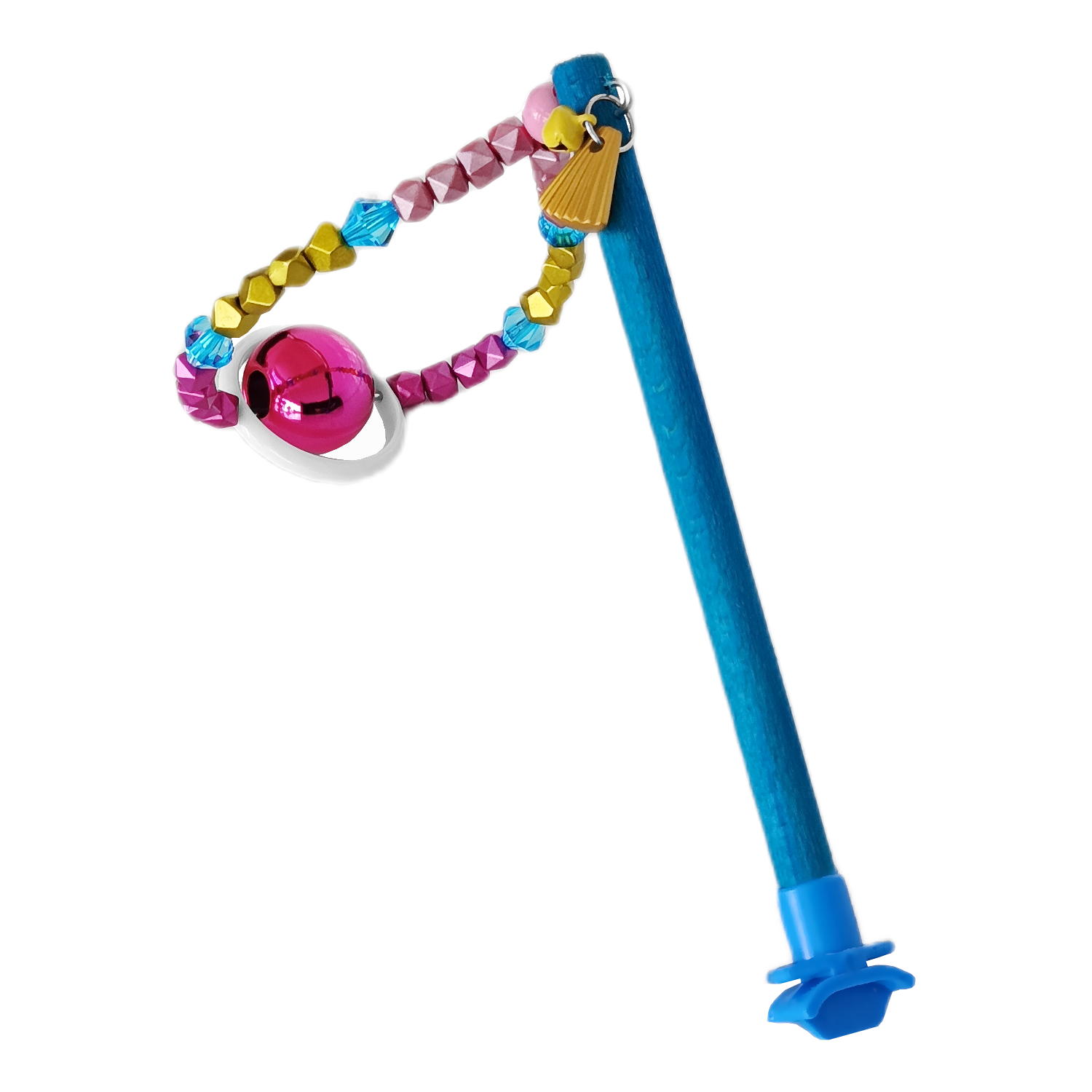Markapet Tünekli Döner Toplu Kuş Oyuncağı 10 cm-16 cm Mavi