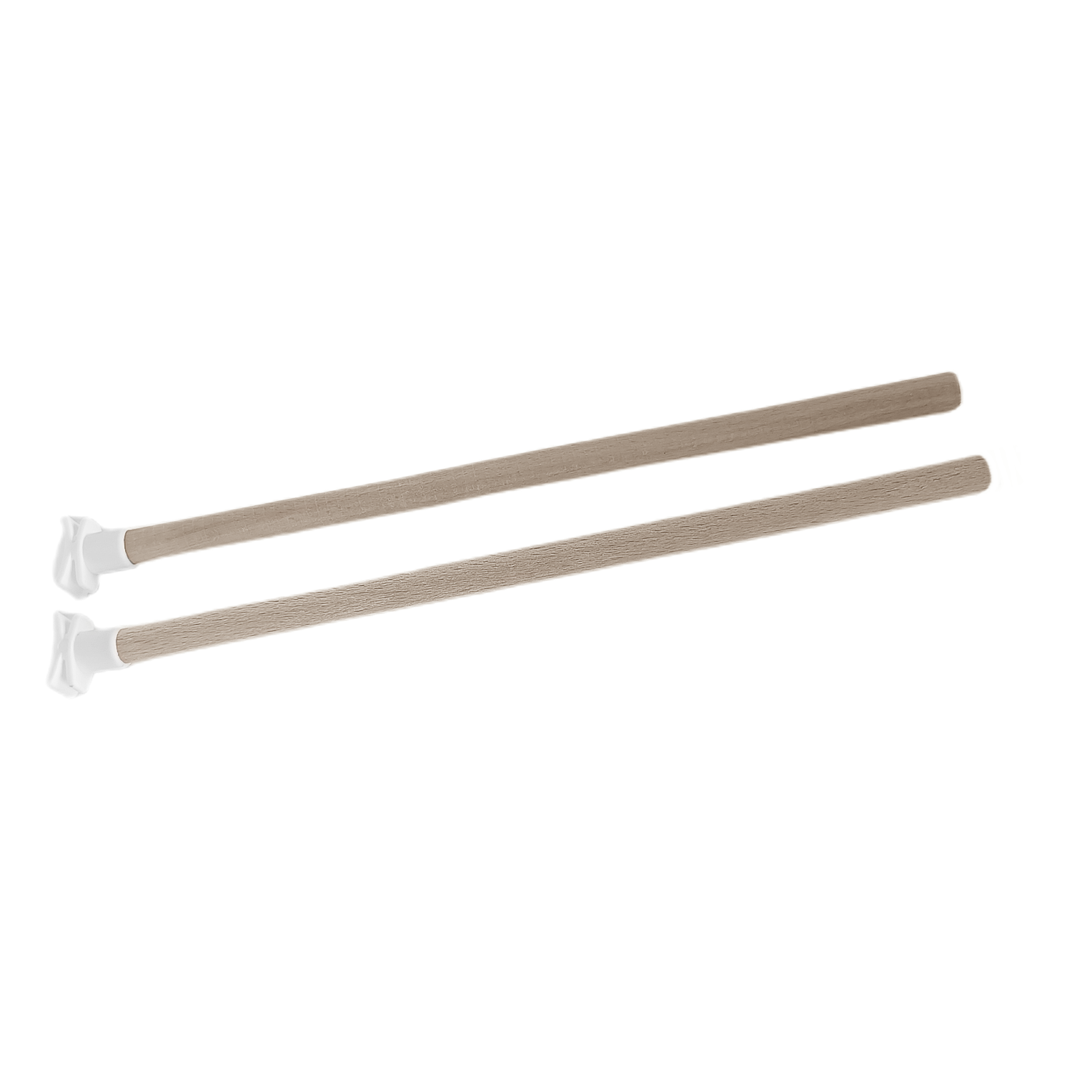 Markapet Doğal Ahşap Kuş Tüneği 1.2 cm-25 cm Standart  Beyaz (2 Adet)