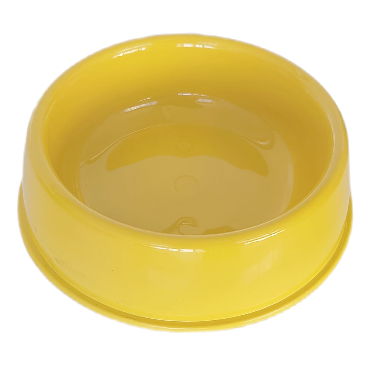 Markapet Kedi Köpek Plastik Mama Ve Su Kabı 20 cm - 200 ml Sarı
