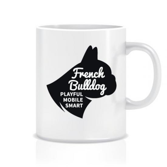 French Bulldog Silüet Tasarım Kupa